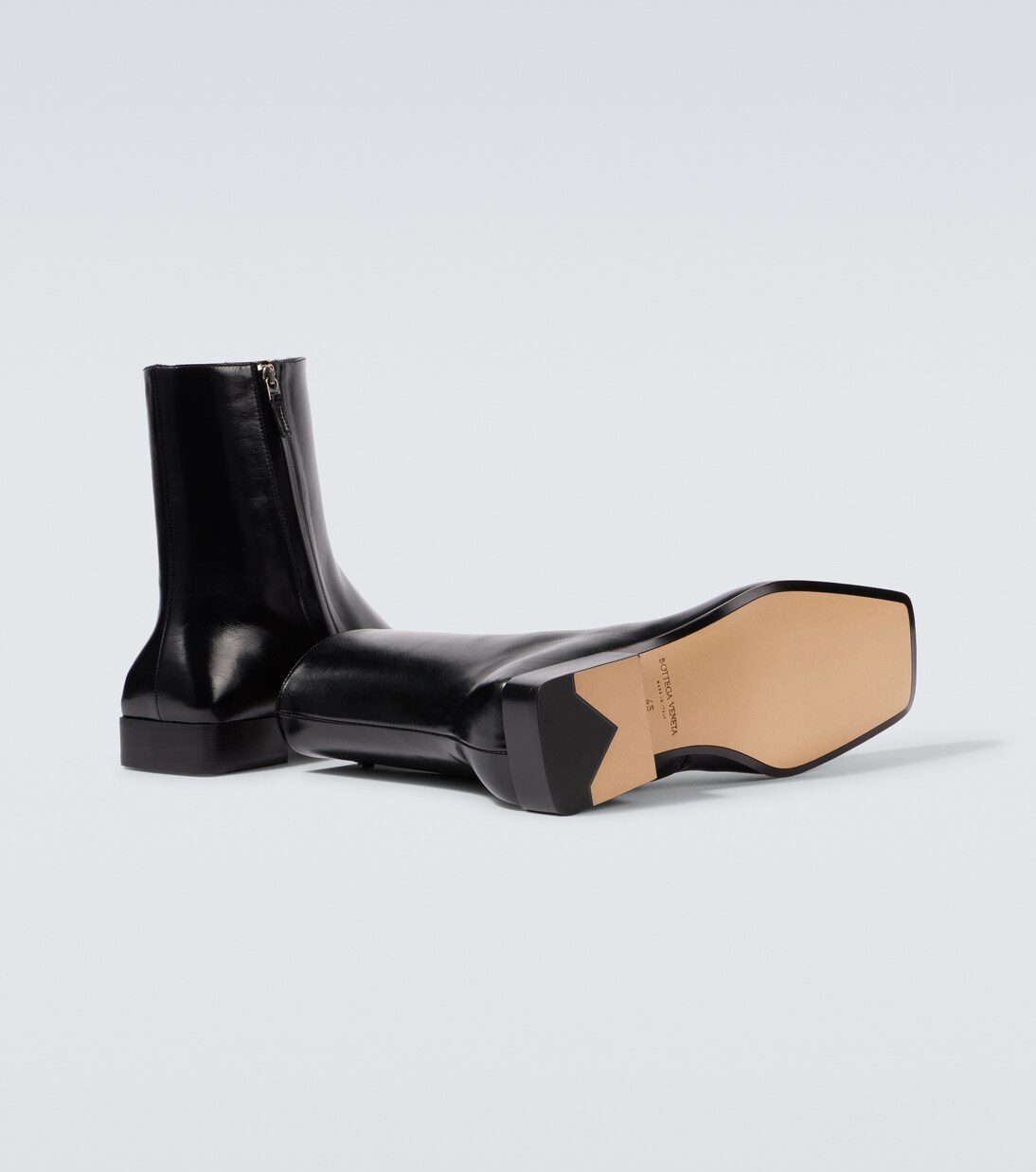Jim leather ankle boots | Bottega Veneta