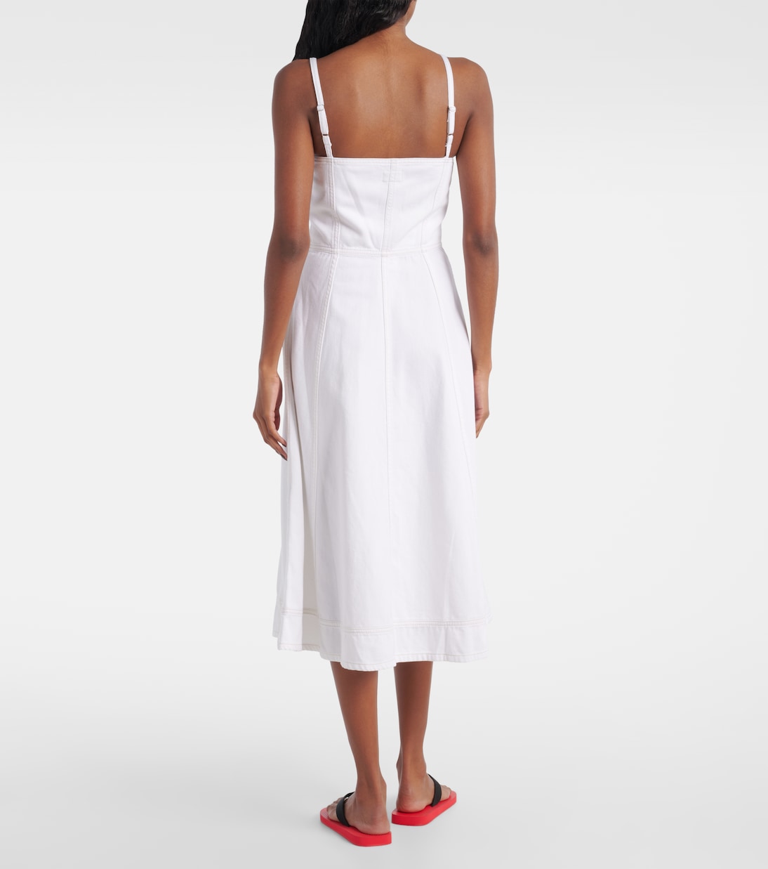 Saint Raphael denim midi dress | AG Jeans