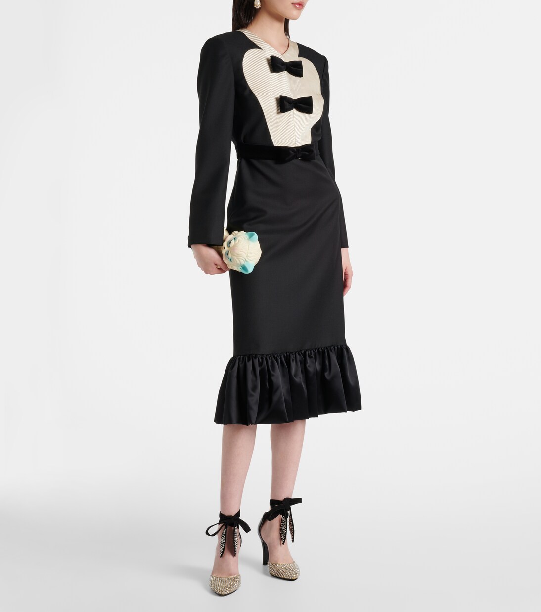 Pumps Foliefoliage 85 aus Leder | Valentino Garavani