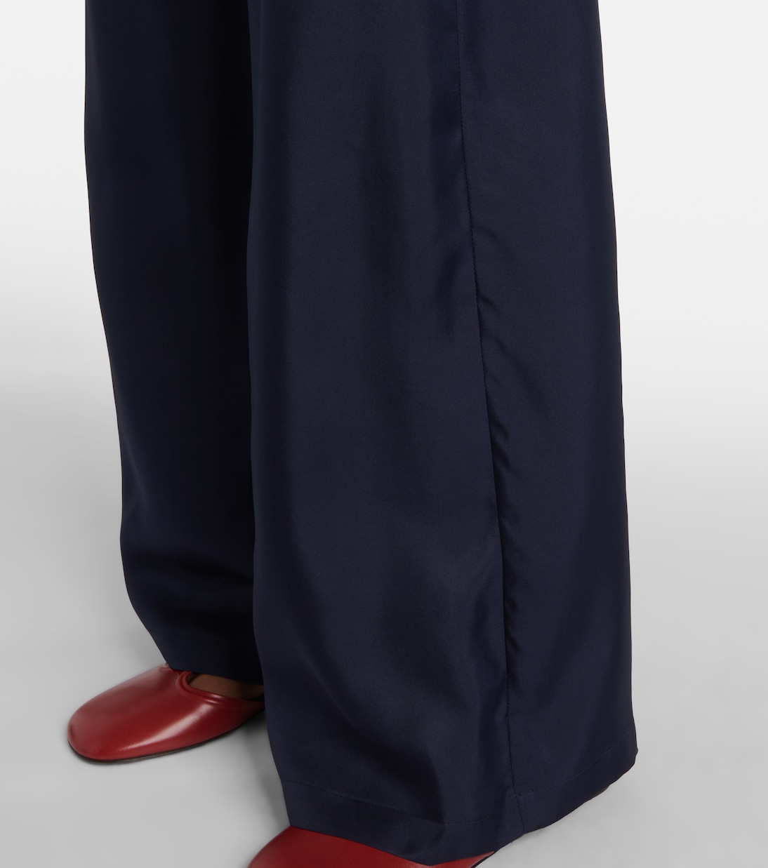 Pantalon ample Isola en soie | Asceno