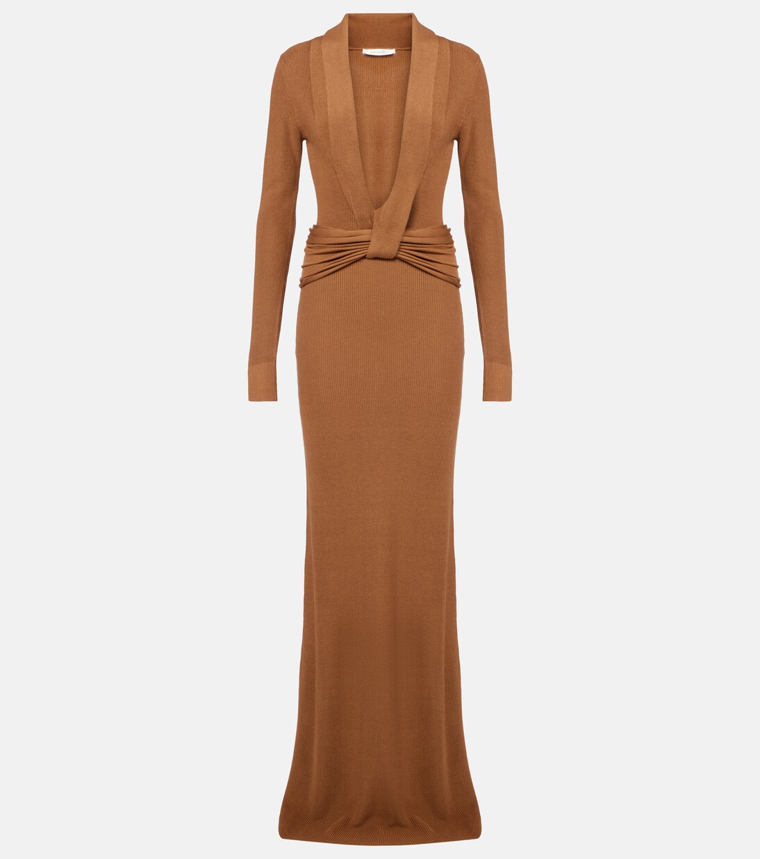 Robe longue Aure en soie mélangée | Aya Muse