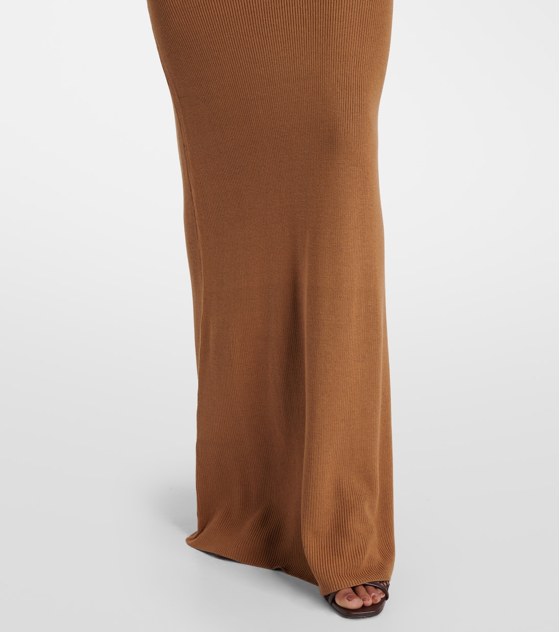 Robe longue Aure en soie mélangée | Aya Muse