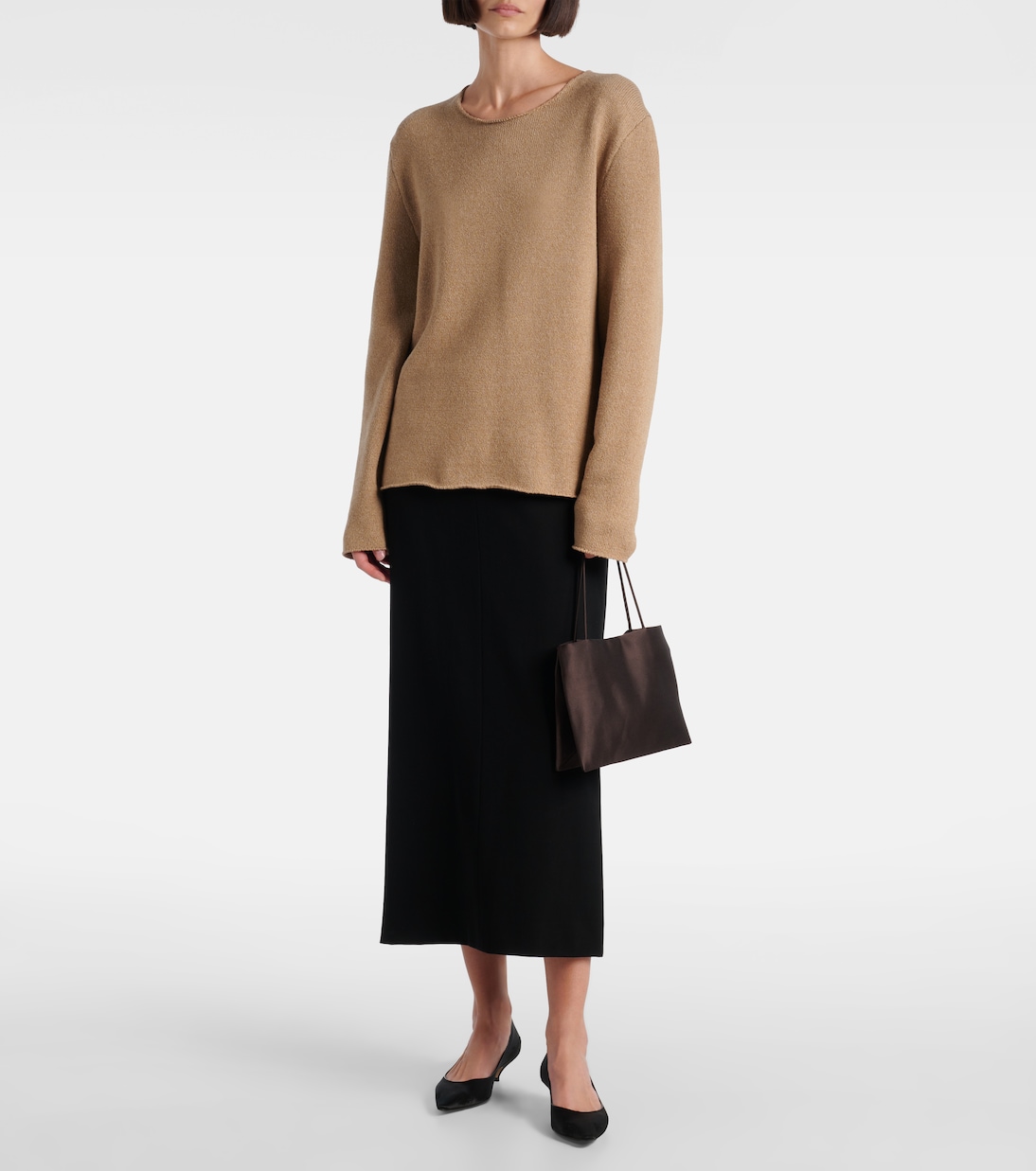 Shopper Cecily aus Seidensatin | The Row