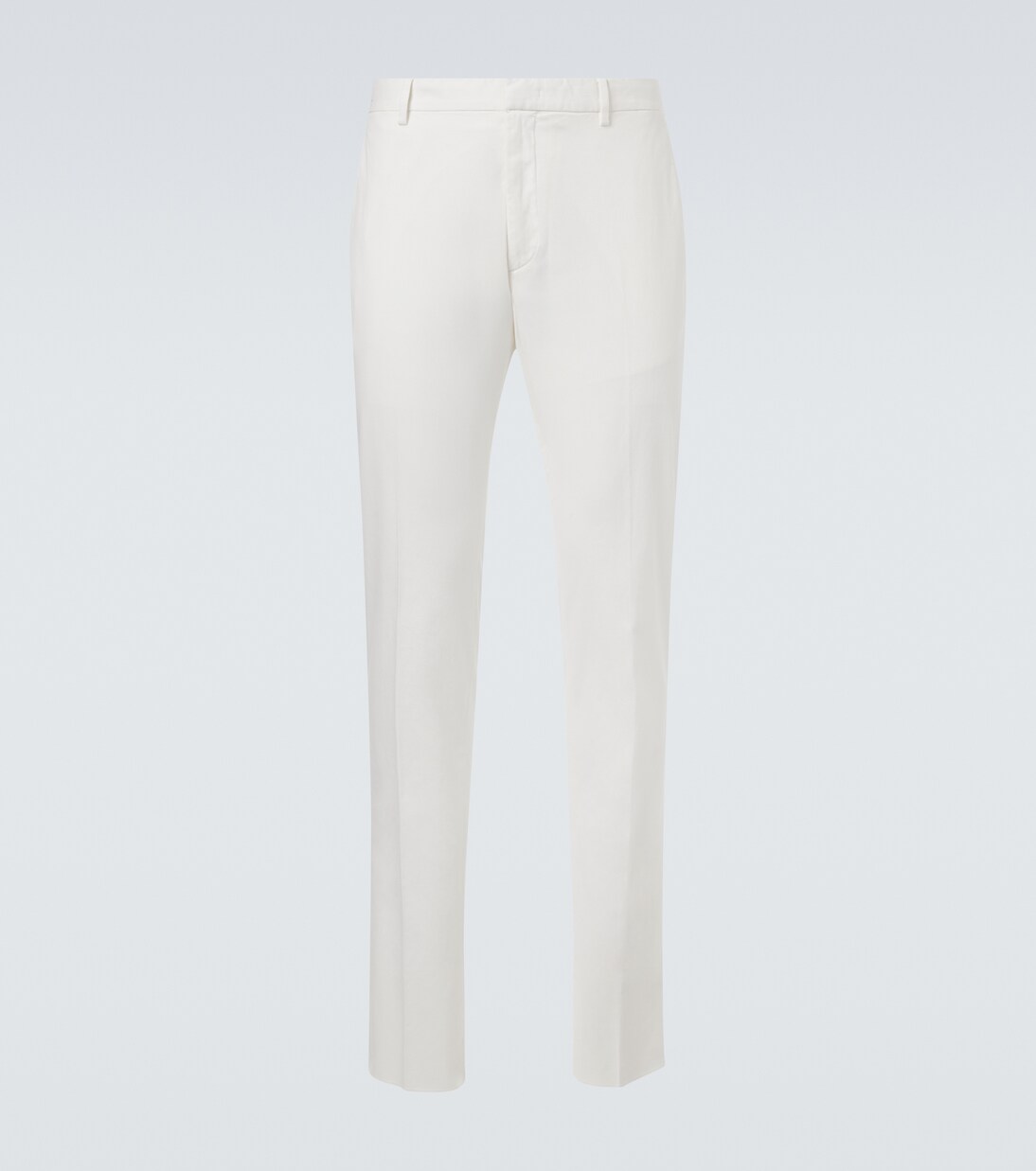 Cotton-blend slim pants | Zegna