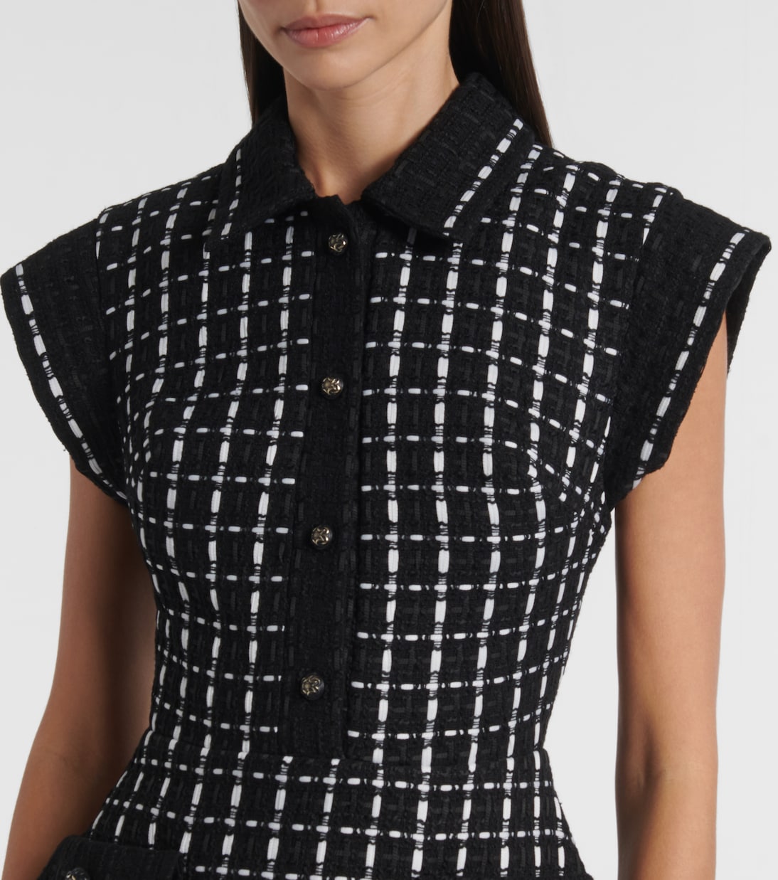 Midikleid aus Tweed | Elie Saab