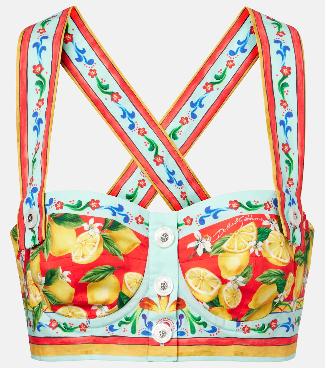 Printed bra top | Dolce&Gabbana