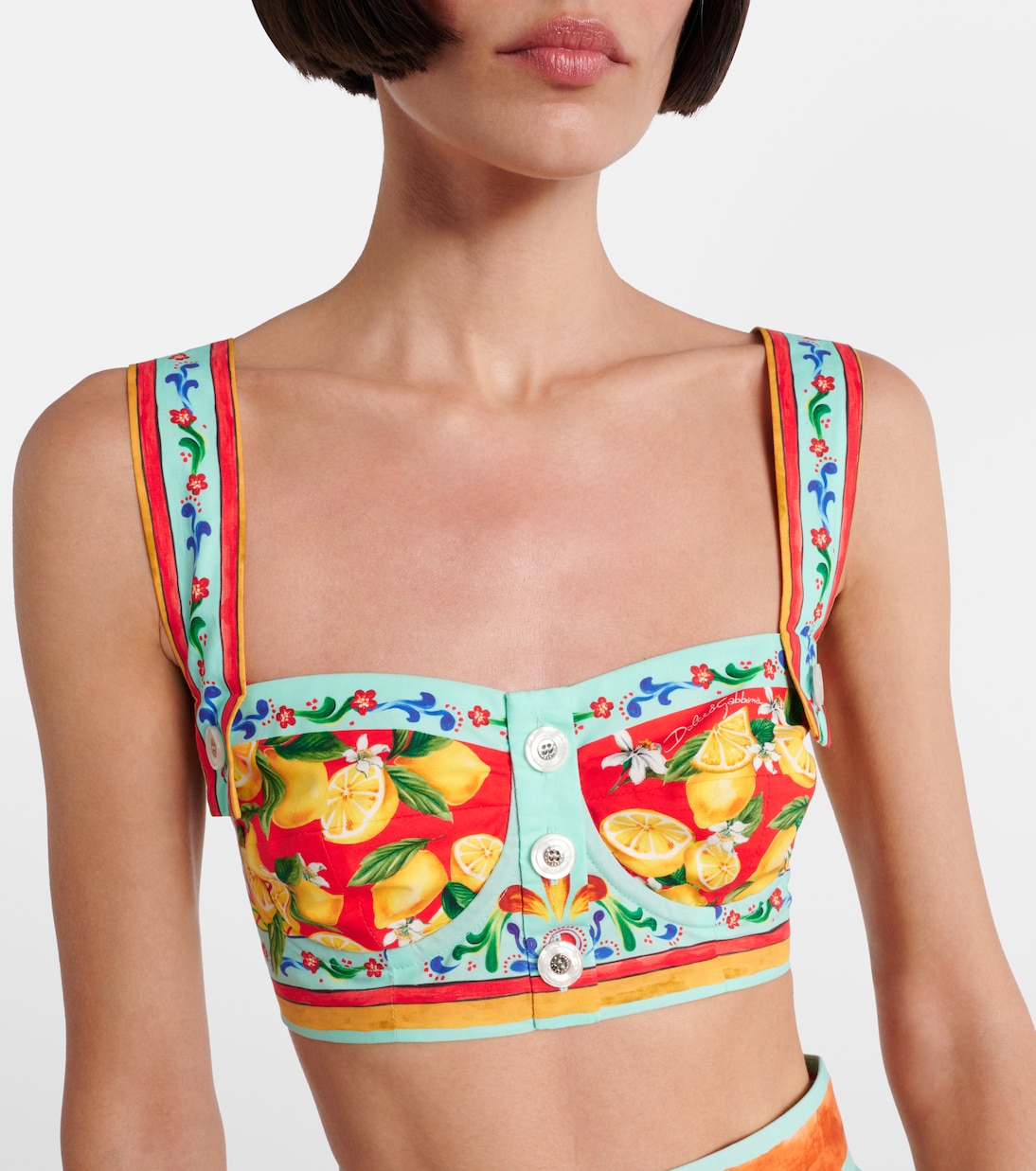 Printed bra top | Dolce&Gabbana
