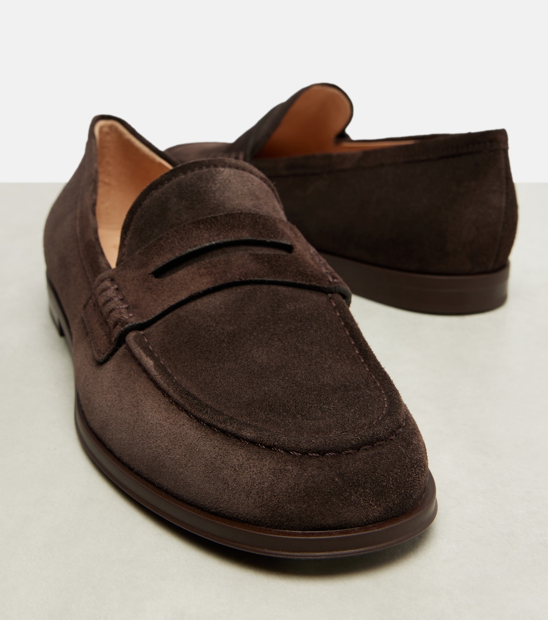 Mokassins Georgie aus Veloursleder | Gianvito Rossi