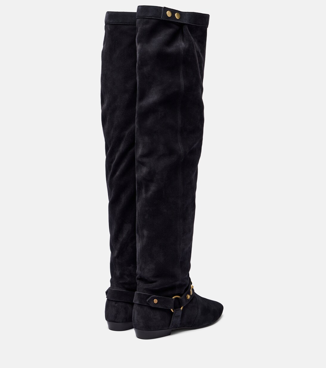 Overknee-Stiefel Selize aus Veloursleder | Isabel Marant