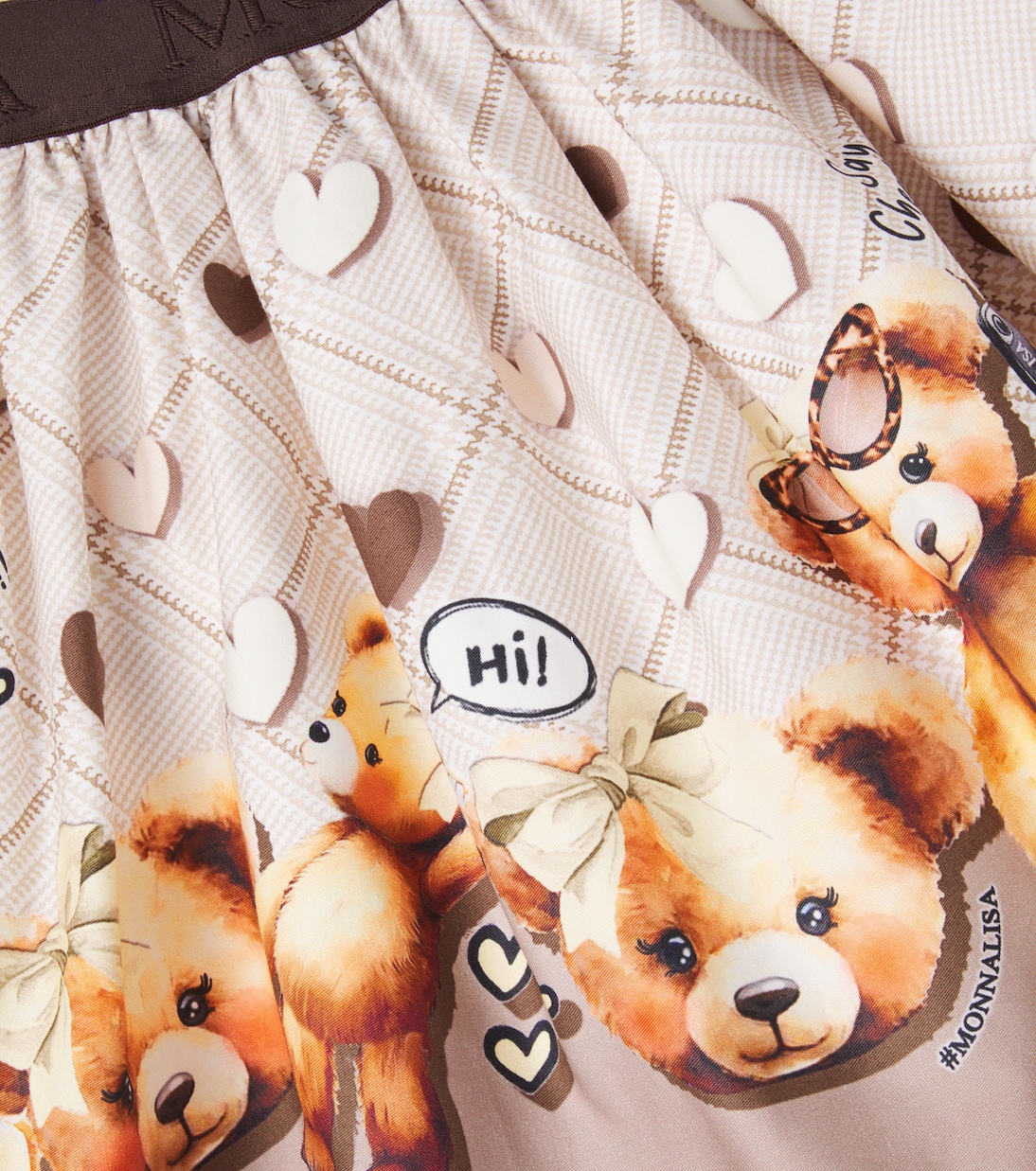 Printed cotton-blend skirt | Monnalisa