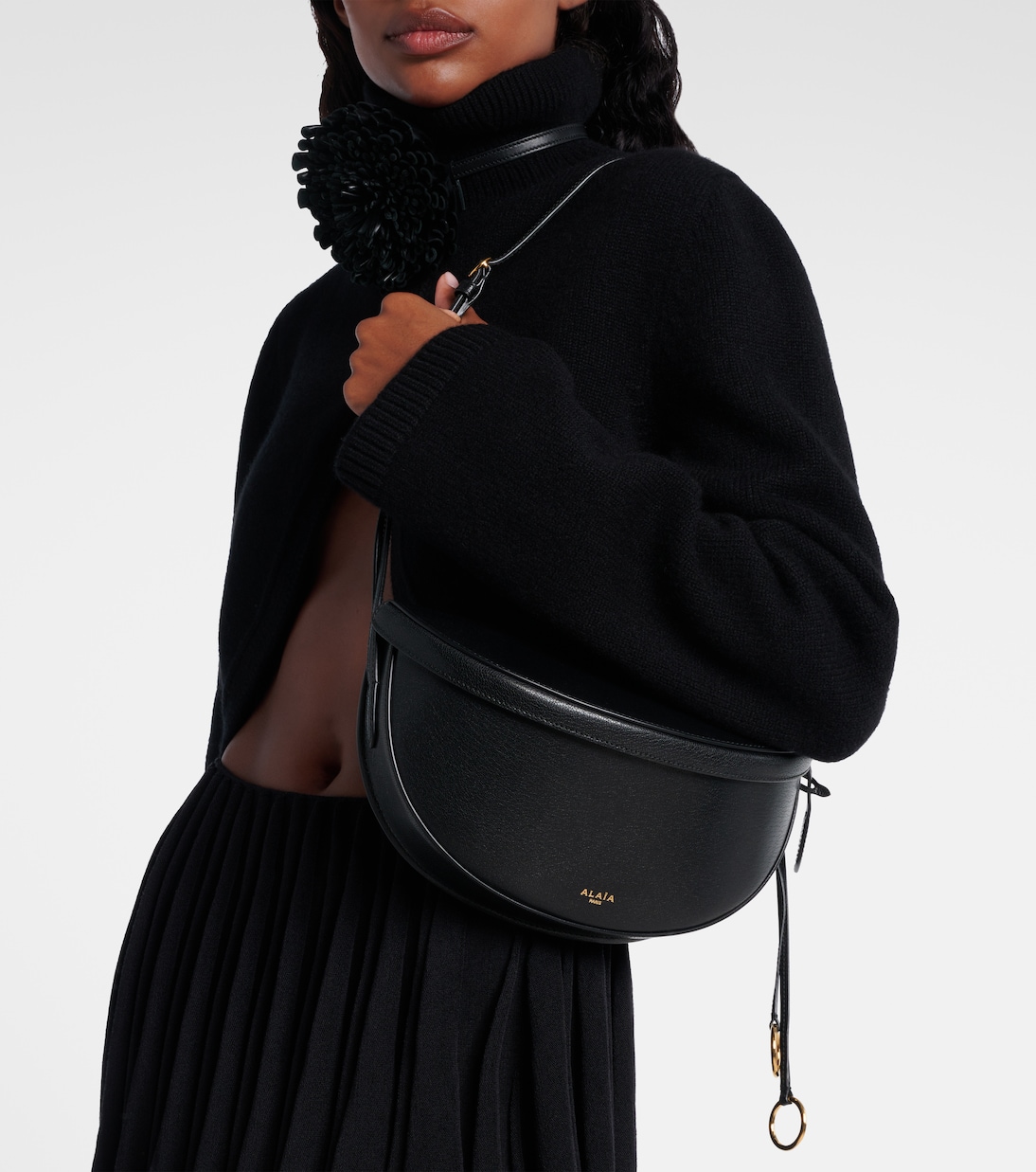 Sac Hip Small en cuir | Alaïa