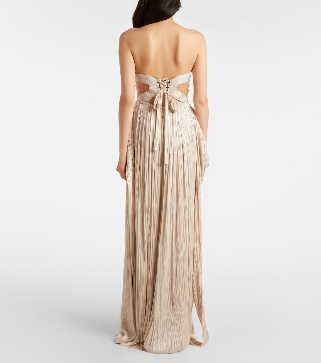 Robe bustier Kamina en tulle de soie | Maria Lucia Hohan