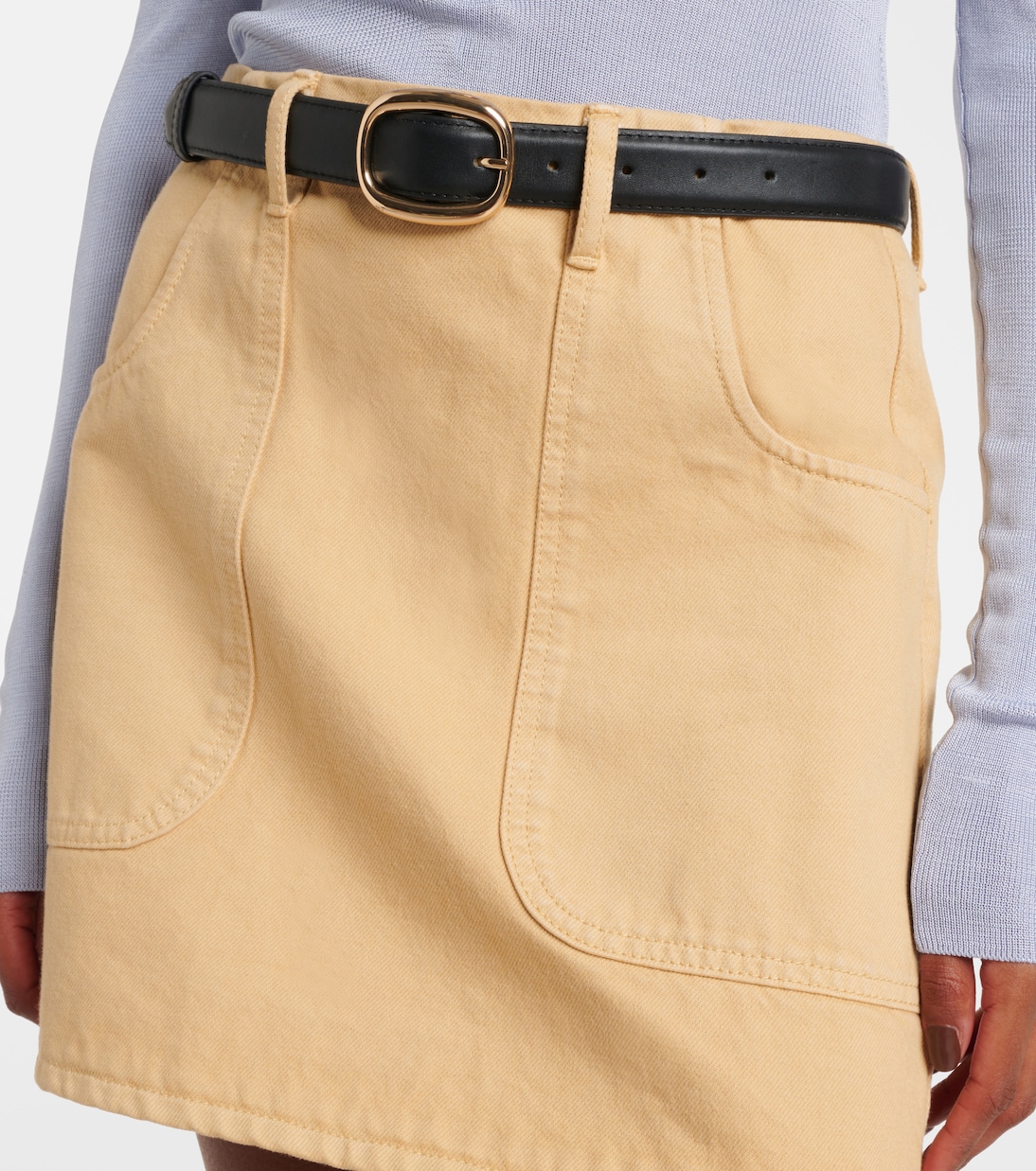 Denim miniskirt | Self-Portrait