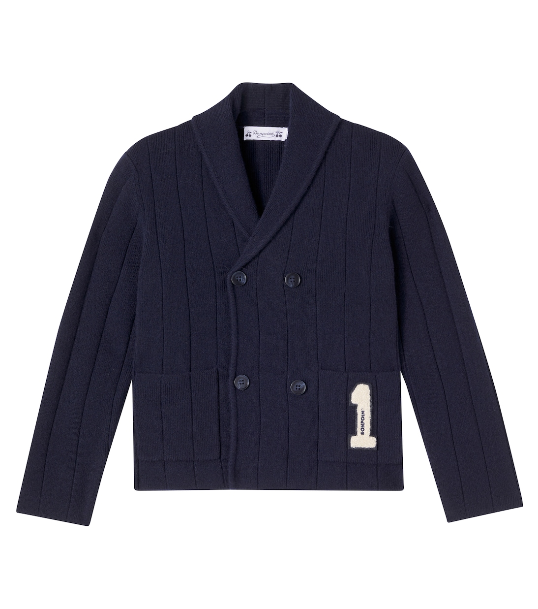 Joseph patch-appliqué wool cardigan | Bonpoint