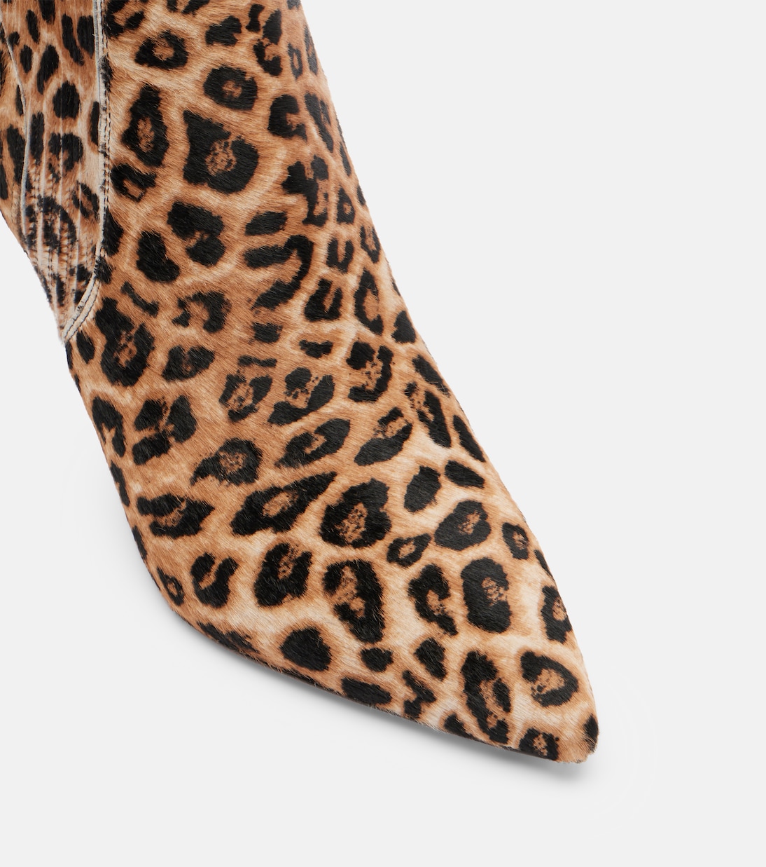 Lisa 70 leopard-print calf hair ankle boots | Veronica Beard