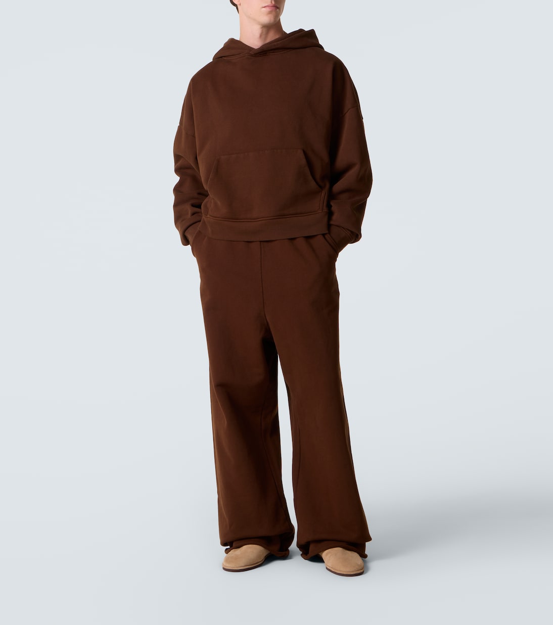 코튼 와이드 스웨트팬츠 | Entire Studios