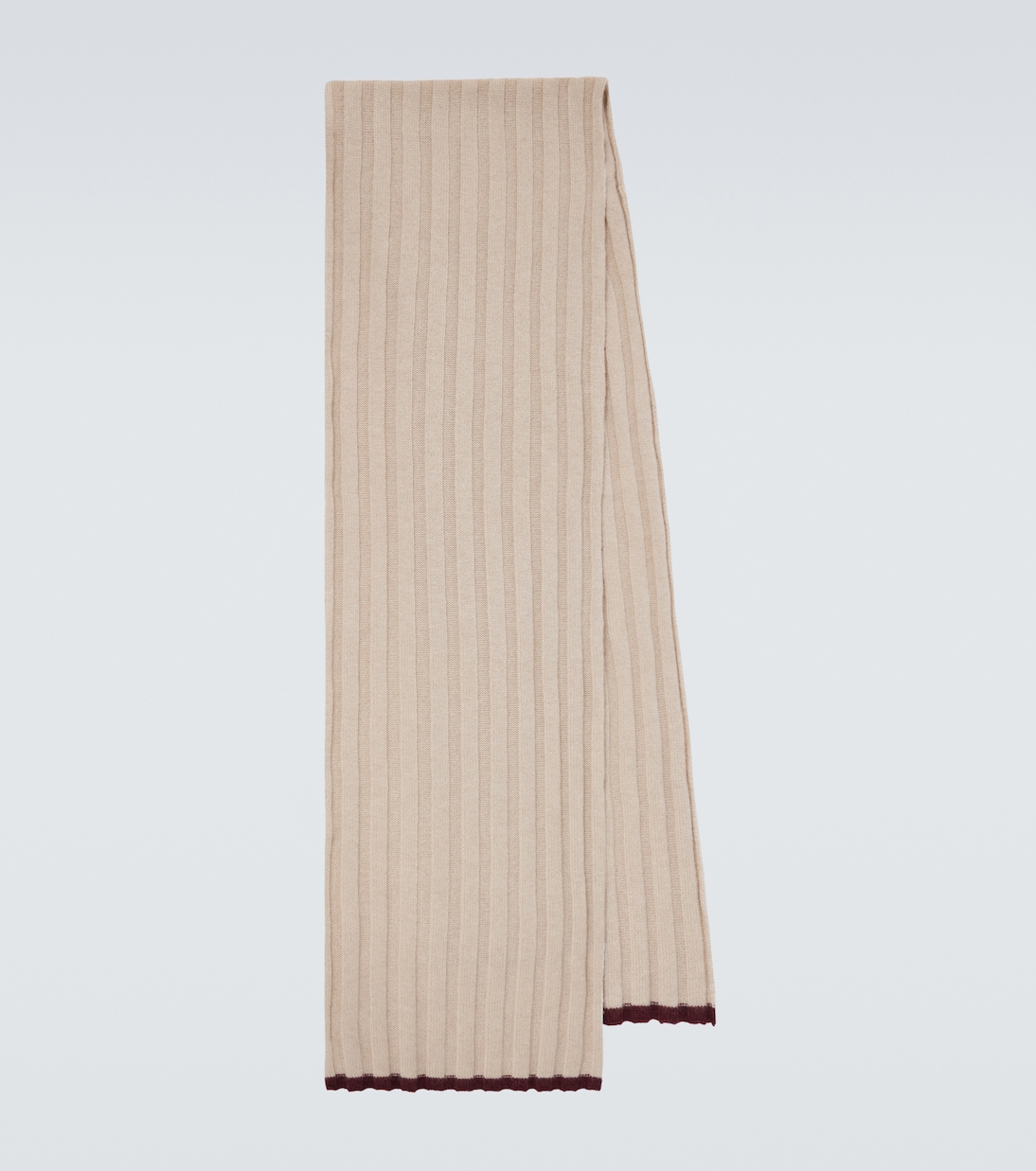 Schal aus Rippstrick | Brunello Cucinelli