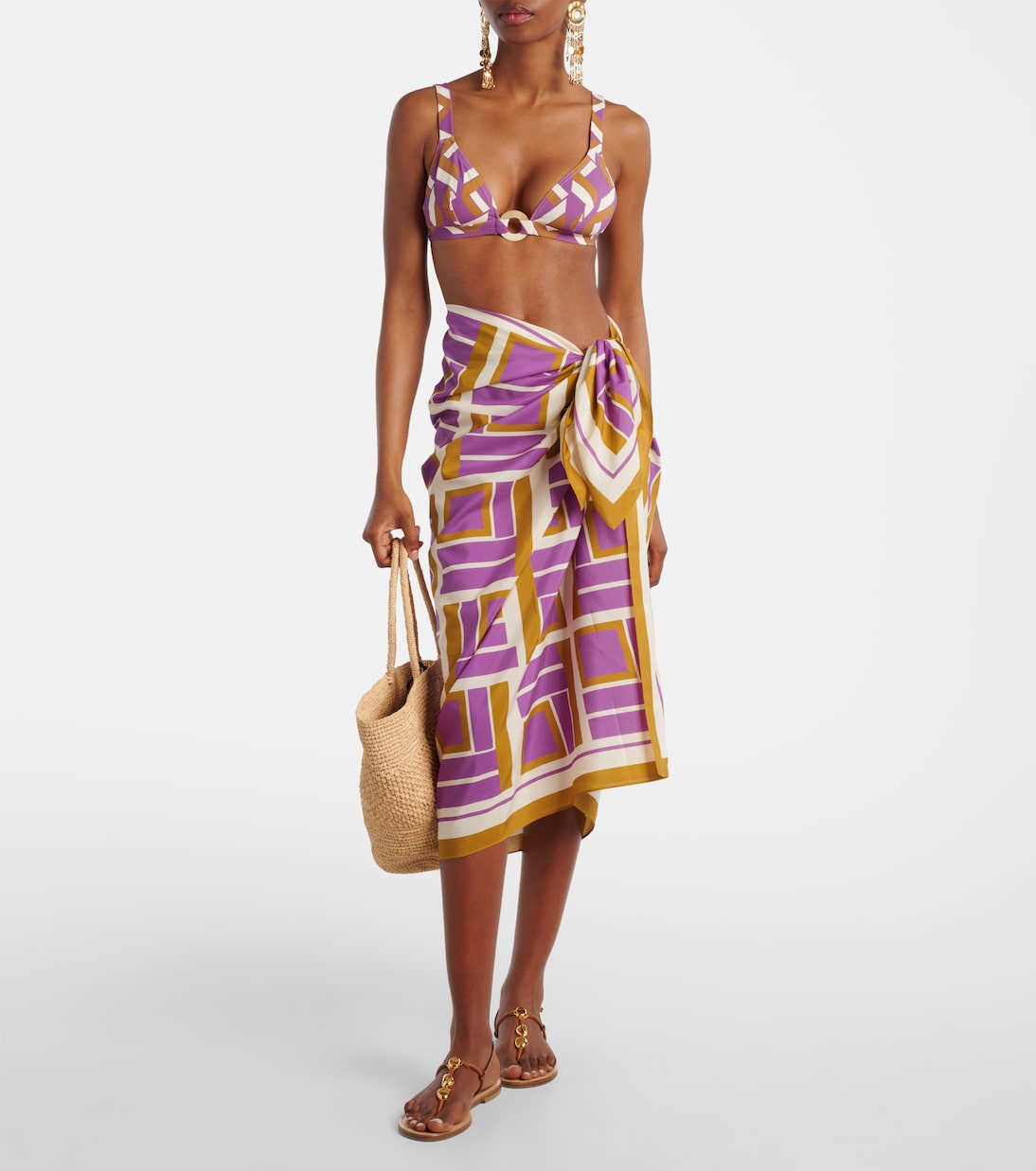 Pareo Vibration aus Baumwolle und Seide | Eres