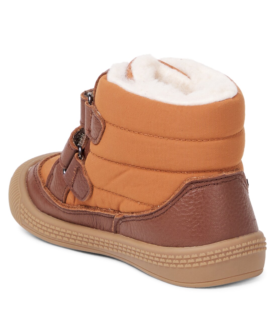 Tex leather-trimmed boots  | Wheat