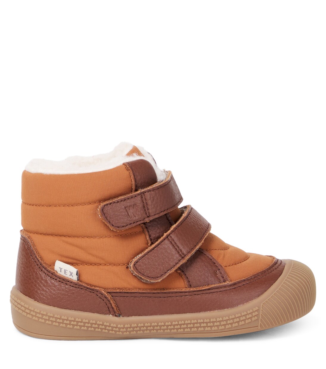 Tex leather-trimmed boots  | Wheat