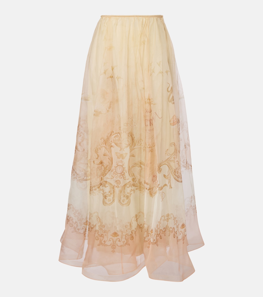 Hypnotic silk organza maxi skirt | Zimmermann