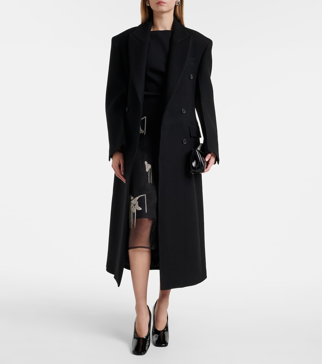 Cappotto doppiopetto in lana vergine | Róhe