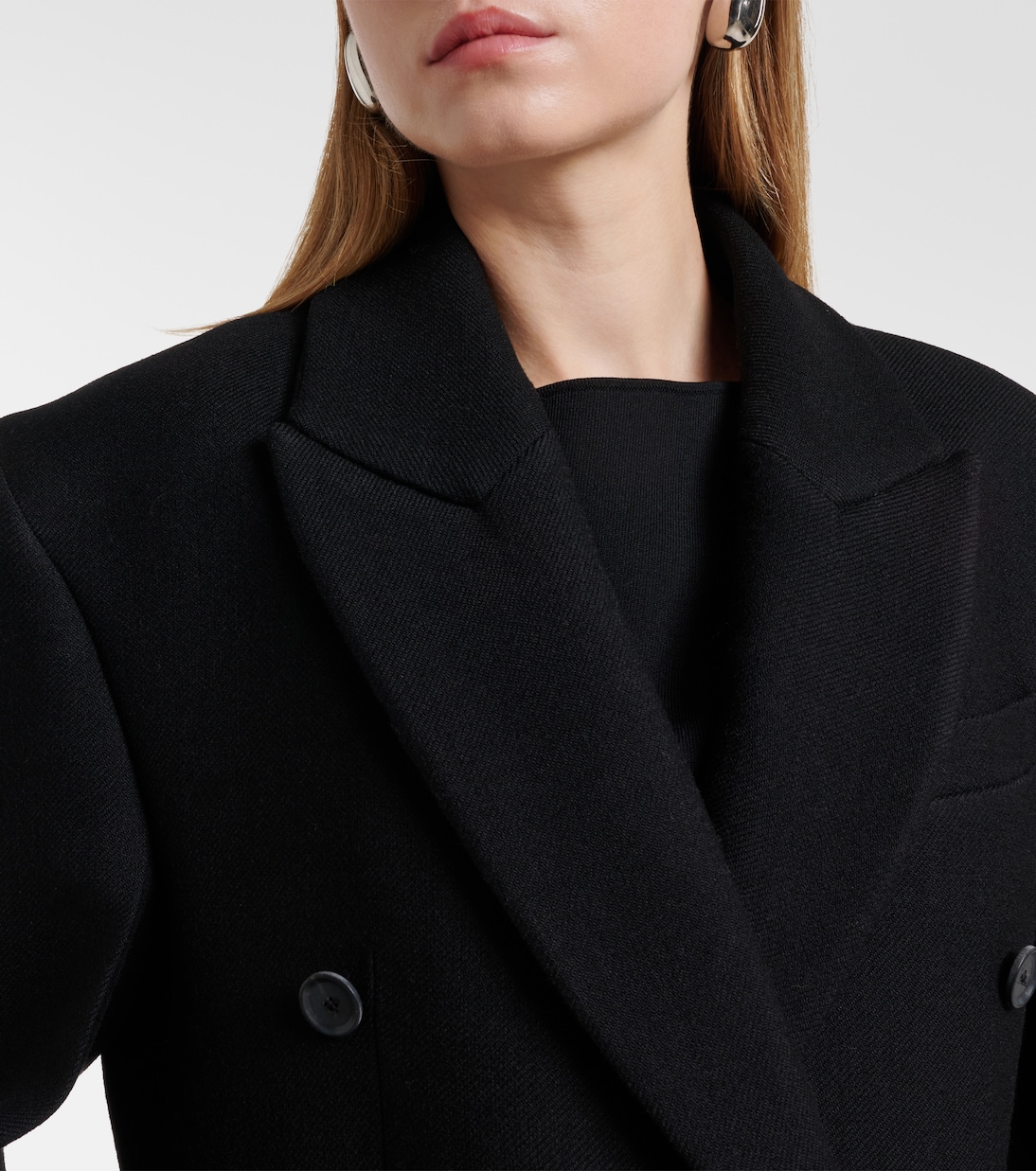 Cappotto doppiopetto in lana vergine | Róhe