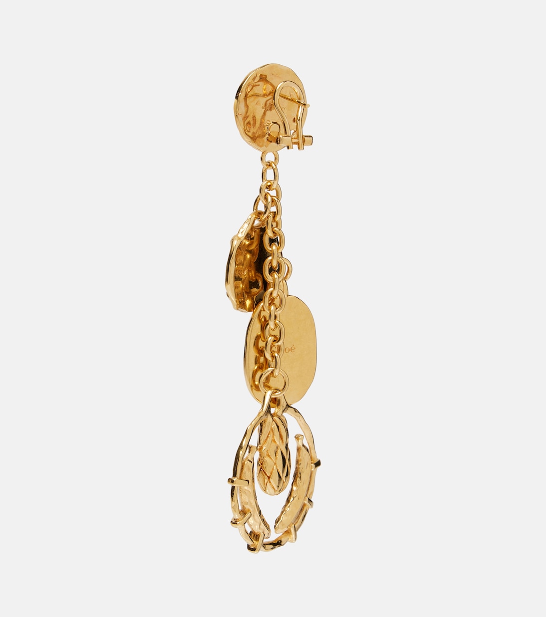 Chloé Medals embellished drop earrings | Chloé