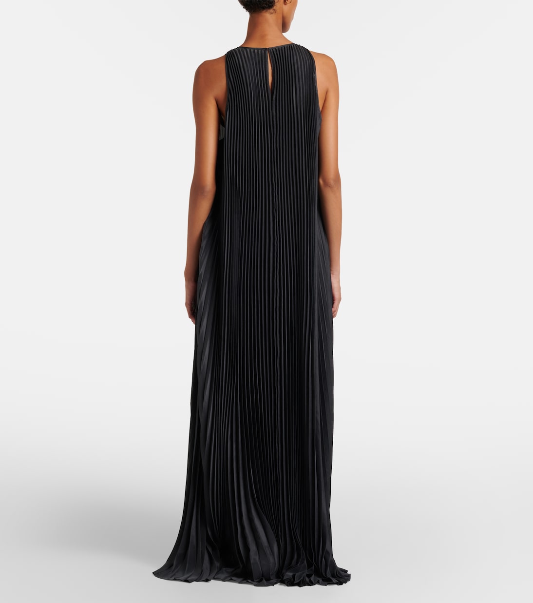 Chenes pleated halterneck maxi dress | Joseph