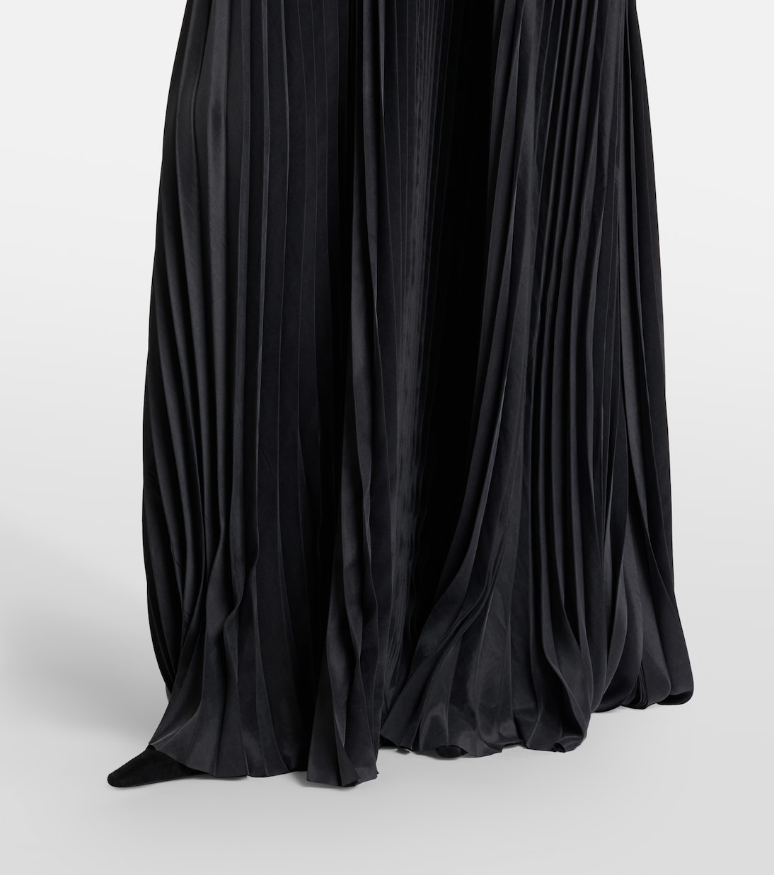 Chenes pleated halterneck maxi dress | Joseph