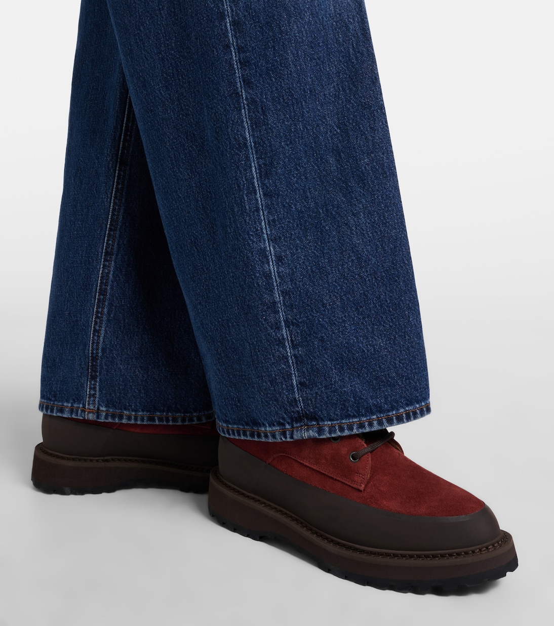 Schnürstiefel Dolomite aus Veloursleder | Le Monde Béryl