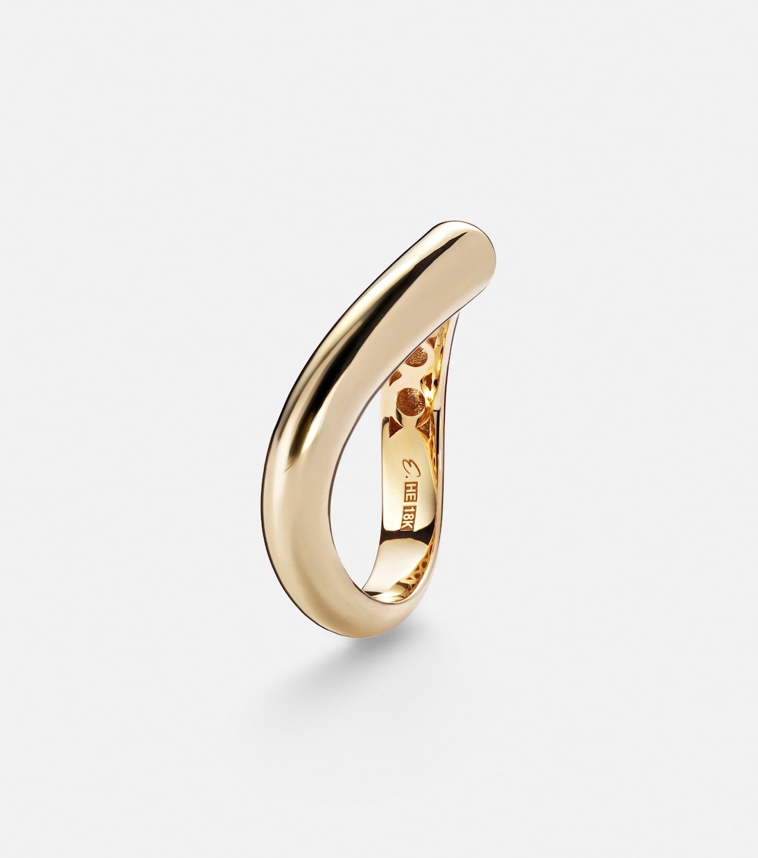 Drop Link Medium 18kt gold ring | Engelbert