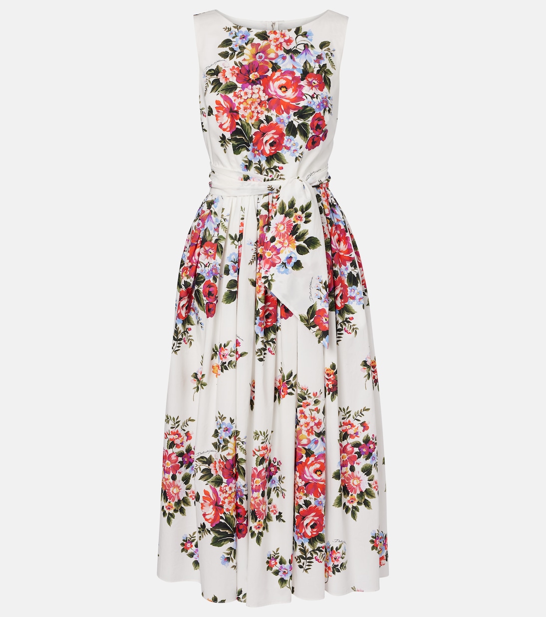 Midikleid aus Baumwolle | Dolce&Gabbana