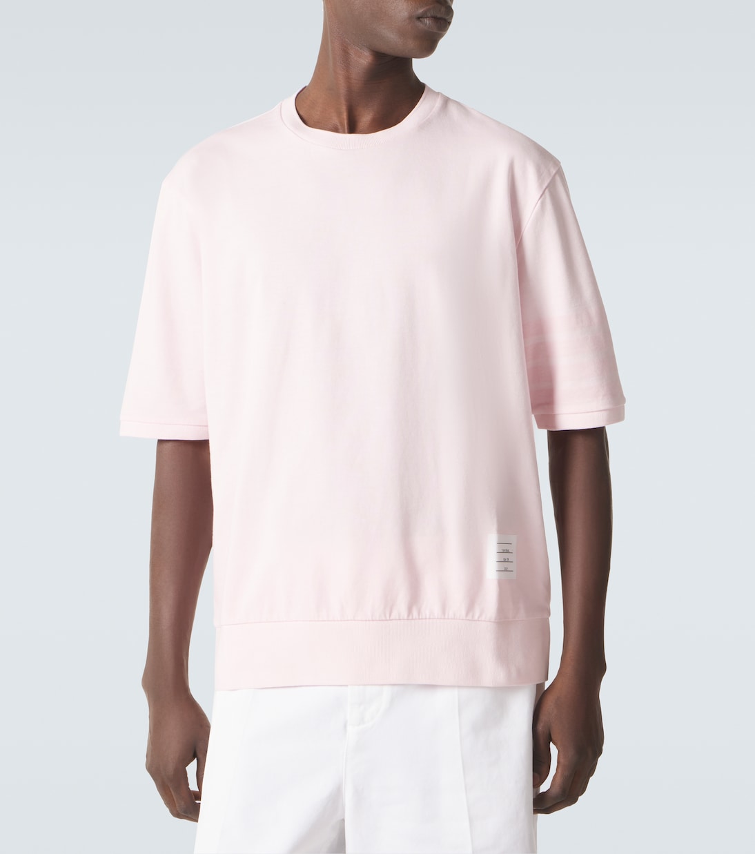 T-Shirt 4-Bar aus Baumwoll-Jersey | Thom Browne