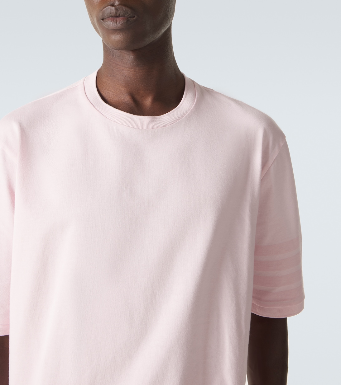 T-Shirt 4-Bar aus Baumwoll-Jersey | Thom Browne