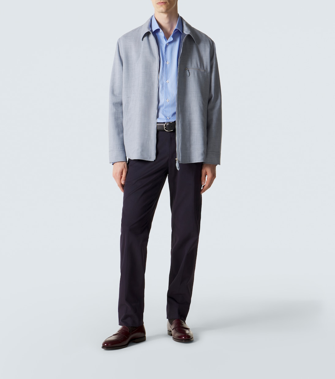 جاكيت من الصوف والحرير والكتان Un Jour  | Berluti