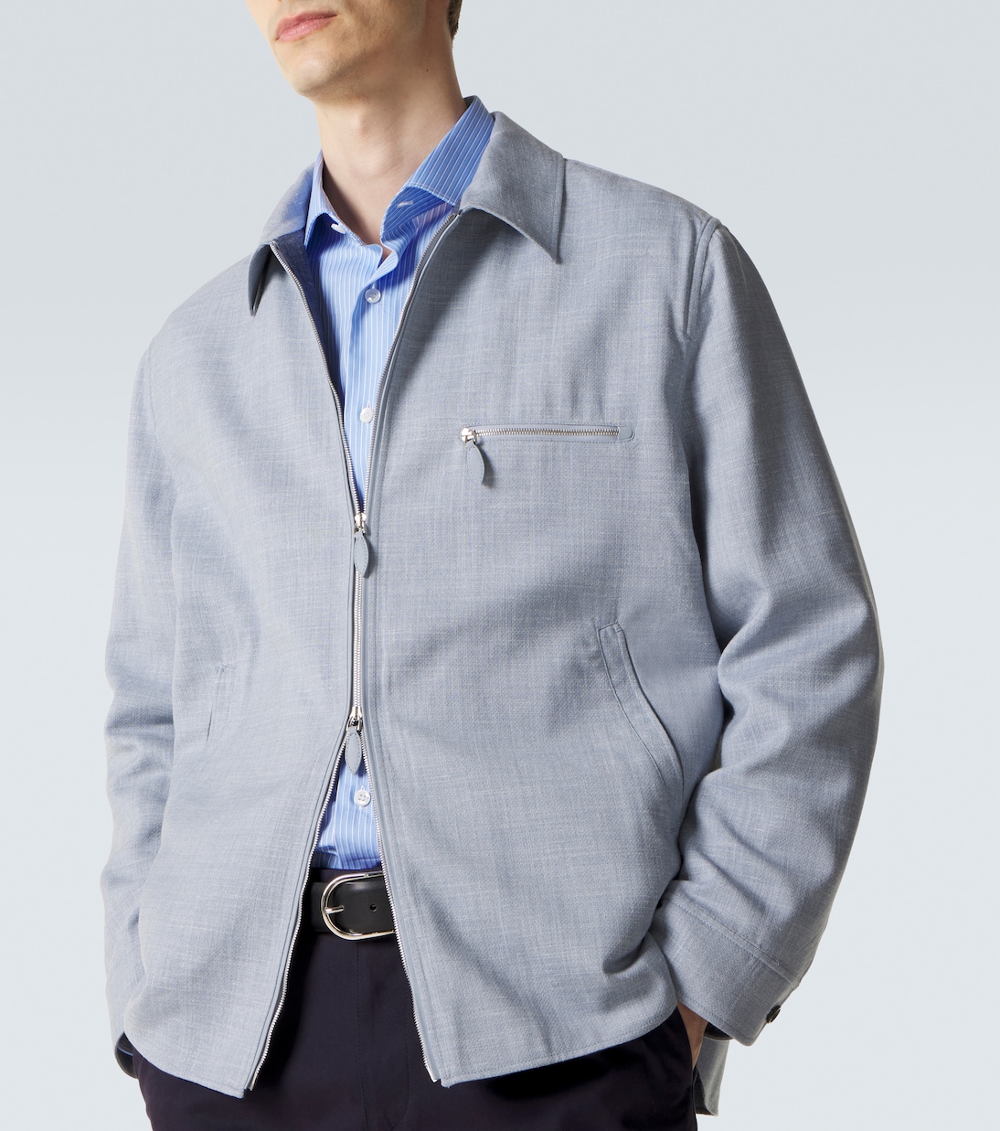 جاكيت من الصوف والحرير والكتان Un Jour  | Berluti