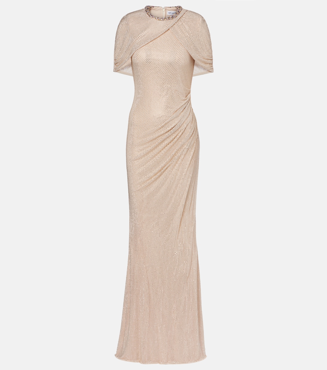 Maxikleid mit Kristallen | Self-Portrait