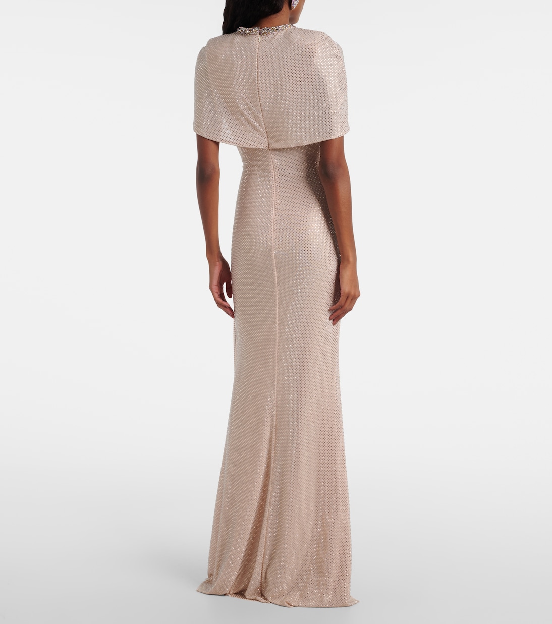 Maxikleid mit Kristallen | Self-Portrait