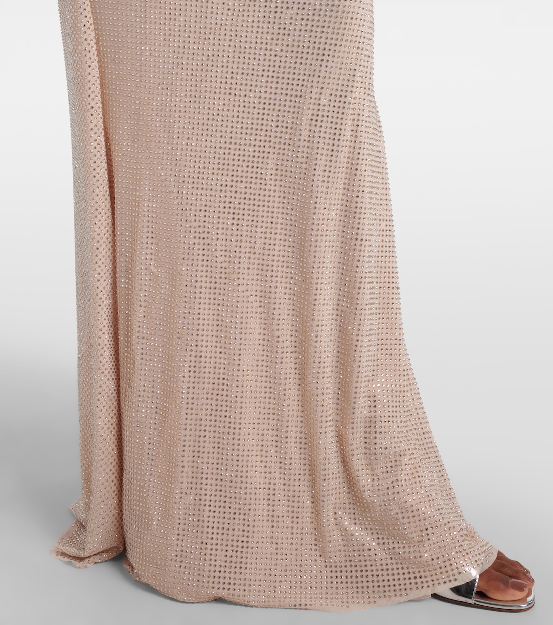 Maxikleid mit Kristallen | Self-Portrait