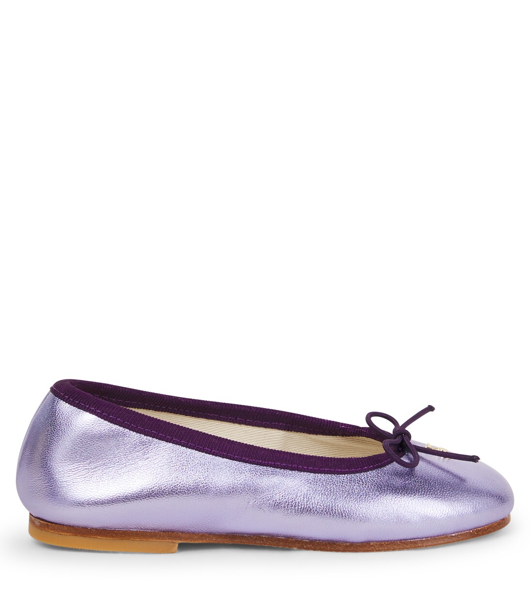 Ballerines Lisa en cuir métallisé | Bonpoint