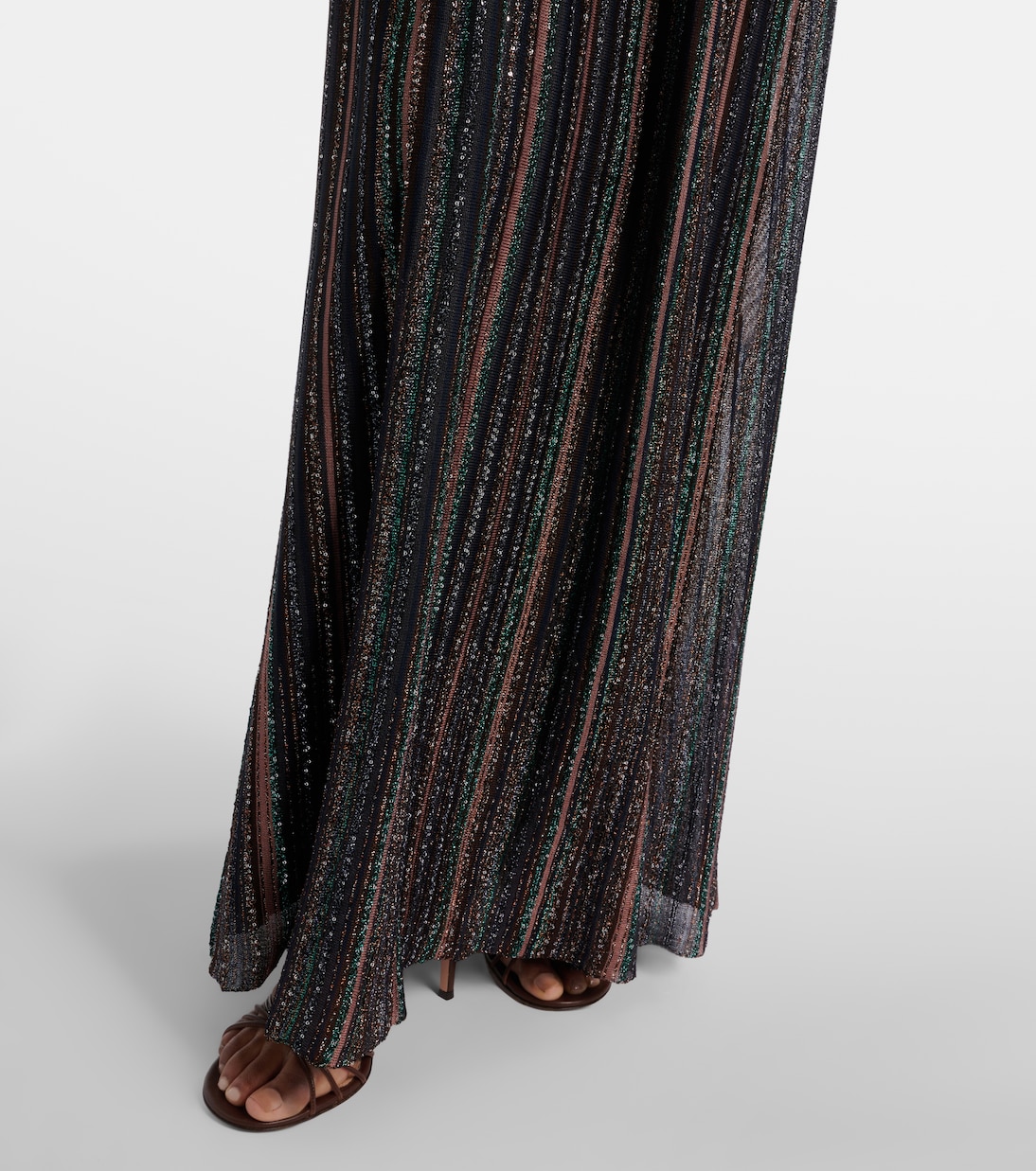 Maxikleid aus Strick mit Pailletten | Missoni