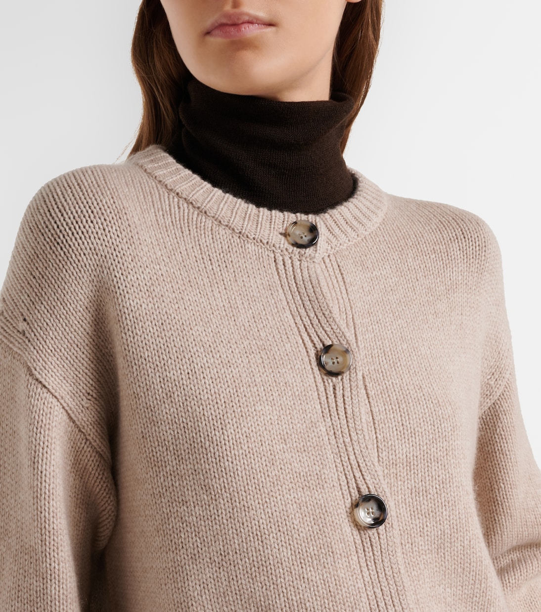 Cardigan en laine et cachemire | Jardin des Orangers