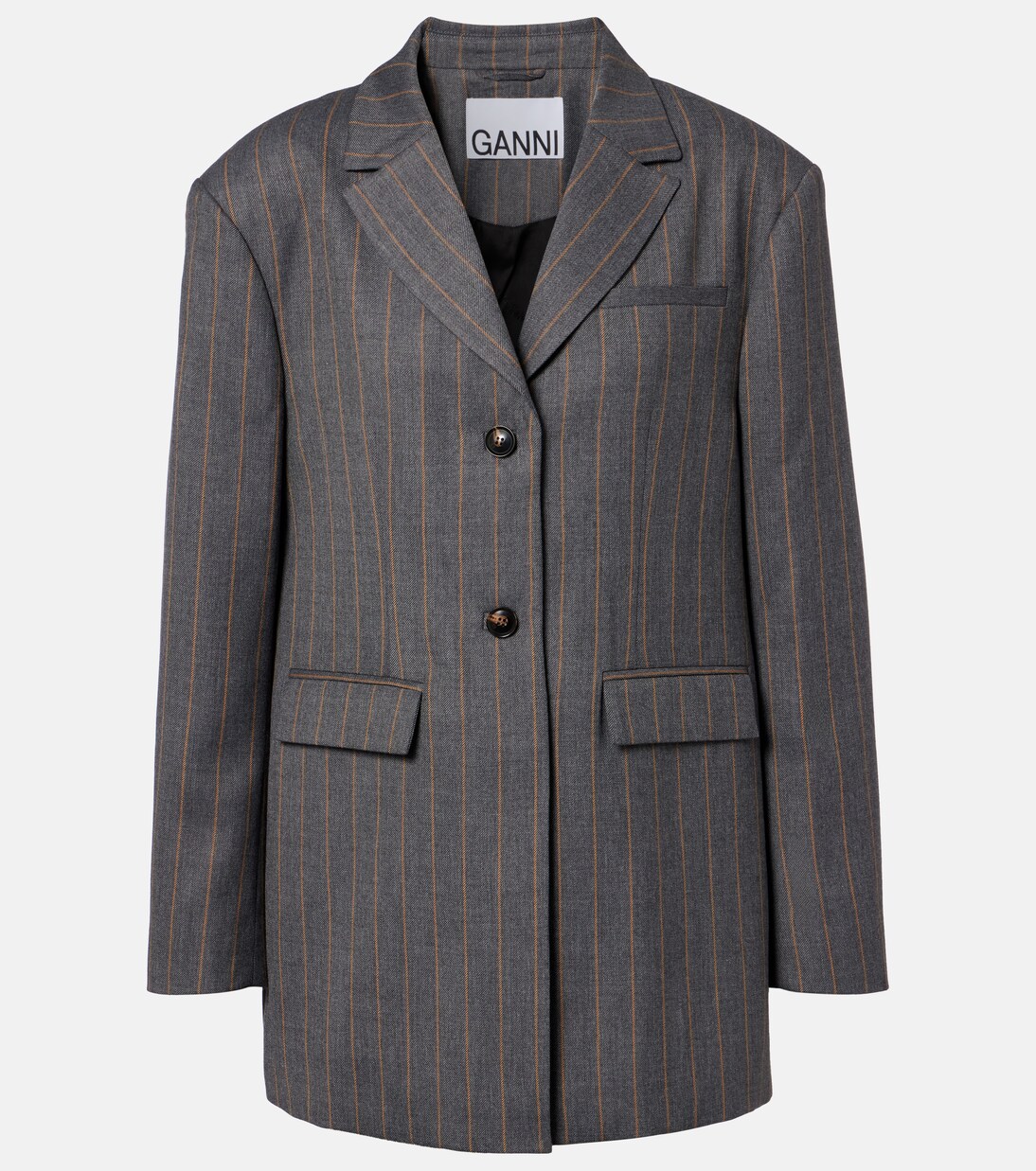 Pinstripe blazer | Ganni