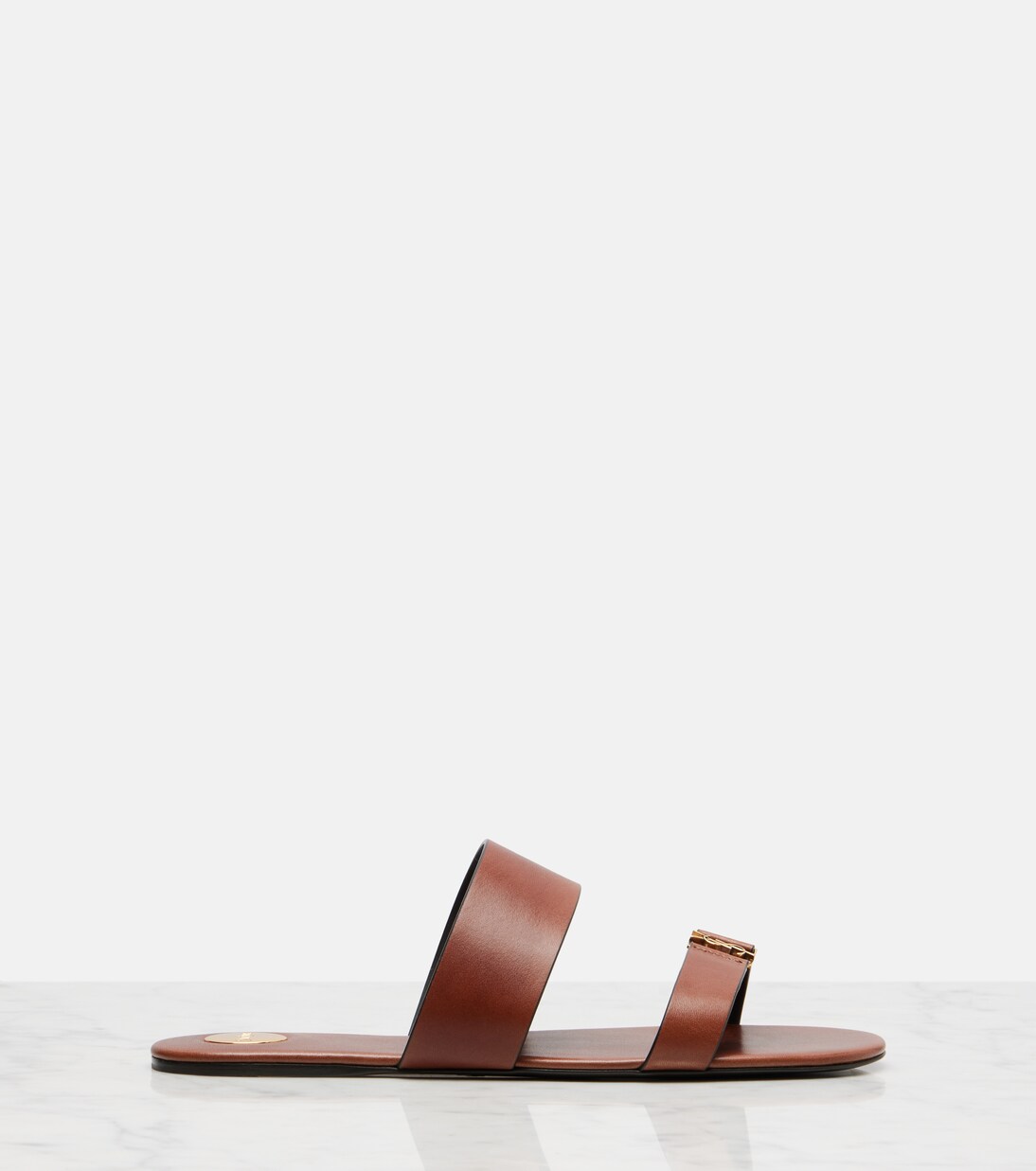 Sandalen Cassandre aus Leder | Saint Laurent