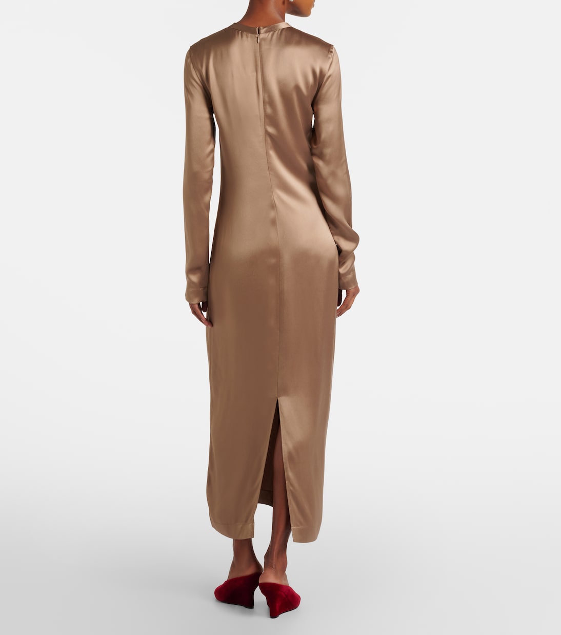 Robe longue en satin | Toteme