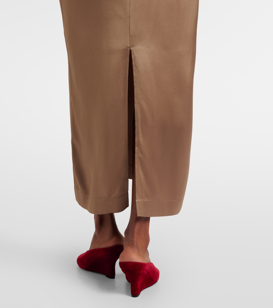 Robe longue en satin | Toteme