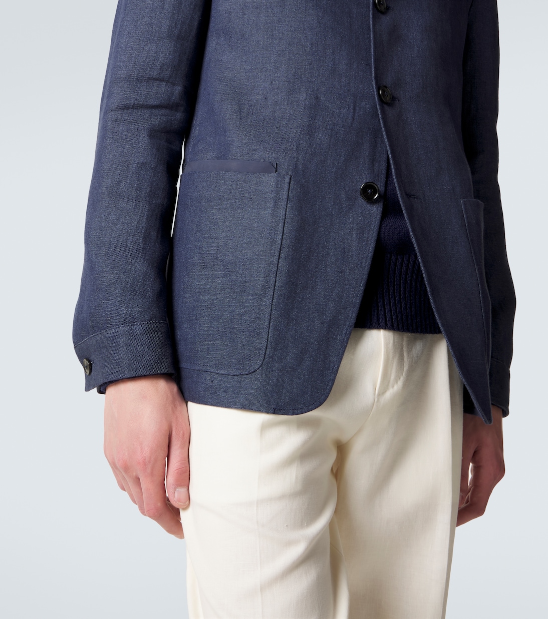 Jacke Il Conte aus Leinen | Zegna