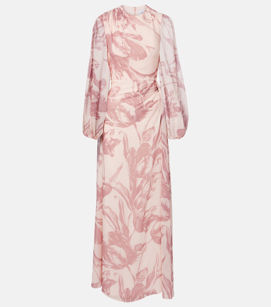 Robe aus Seidenvoile | Erdem