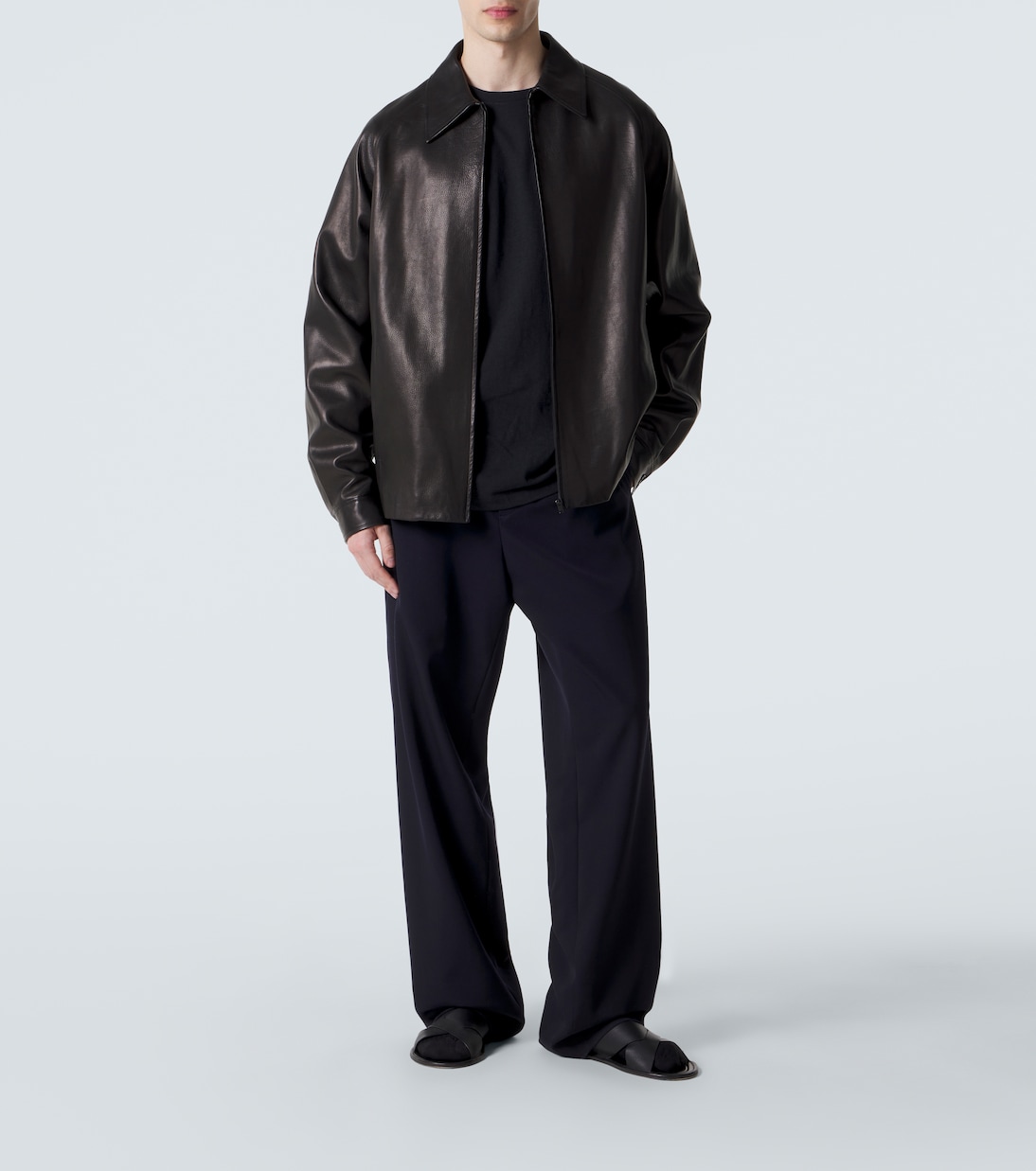 Ari wool wide-leg pants | The Row